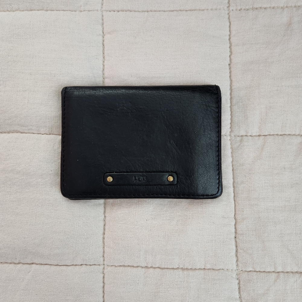 UGG Black Leather Wallet